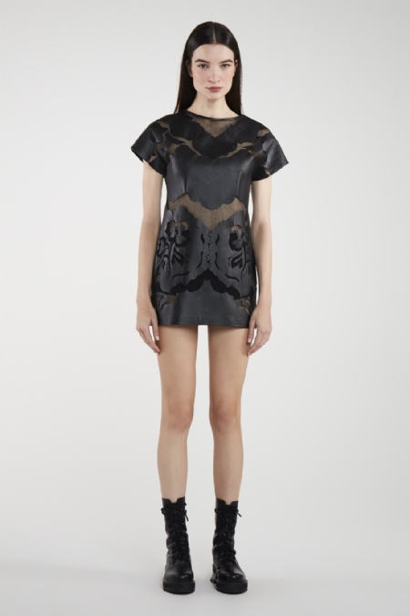 Vestido Couro Dea I  Black 