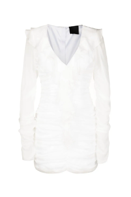 Vestido Seda Edairo I   White