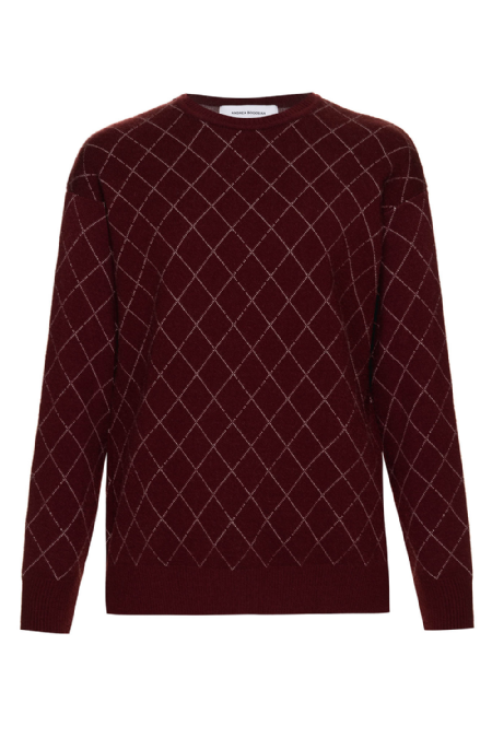 Blusa Tricot Fere I Wine-Off White