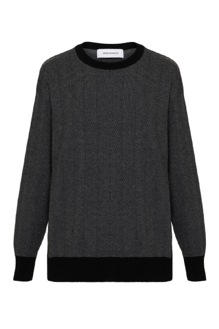 Blusa Tricot Faryo I Abf Black - Gris