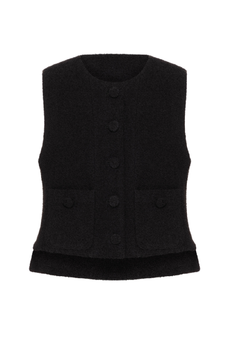 Colete Tweed Fisy I Black 