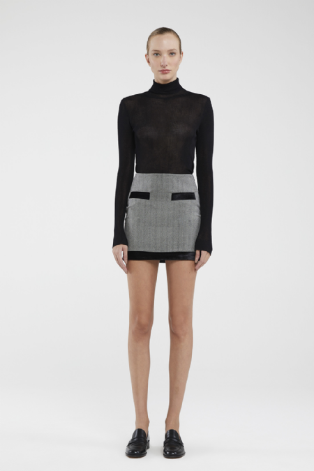 Saia Alfaiataria Fovare I  Black-Off White
