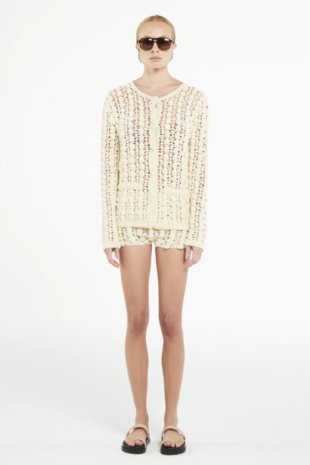 Cardigan Tricot Ganna I Off White 