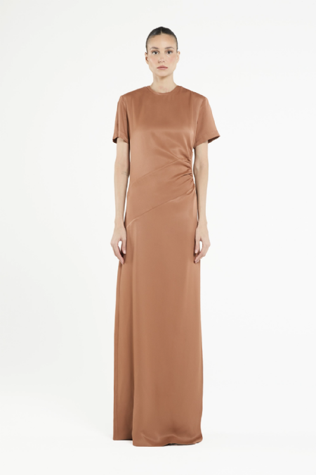 Vestido Crepe Glam I Mocha