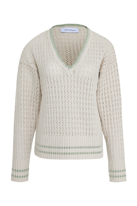 Blusa Tricot Gaila I Etoupe-Fresh Mint