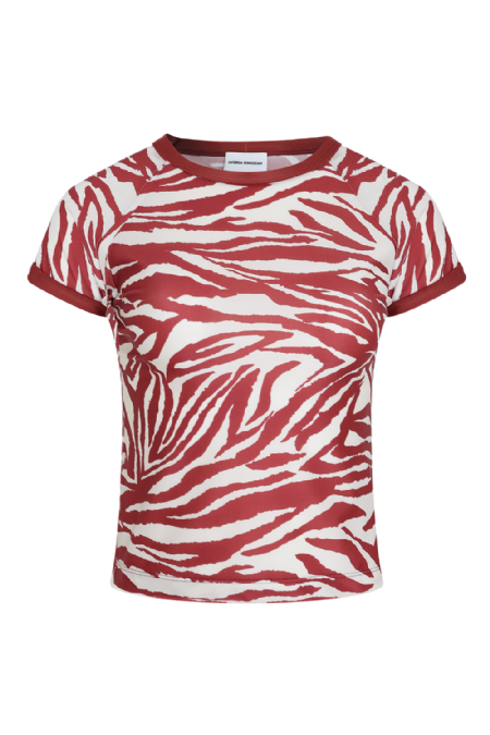 Camiseta Malha Gondoly Wine-Off White