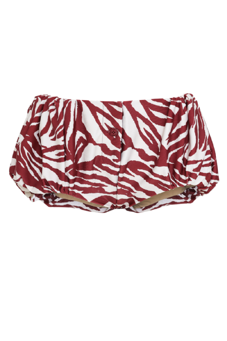 Hot Pants Malha Gup Wine-Off White