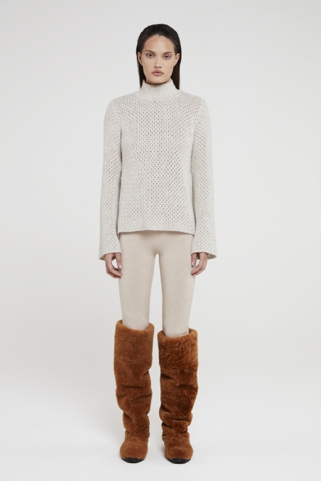 Blusa tricot Icaro Ecru