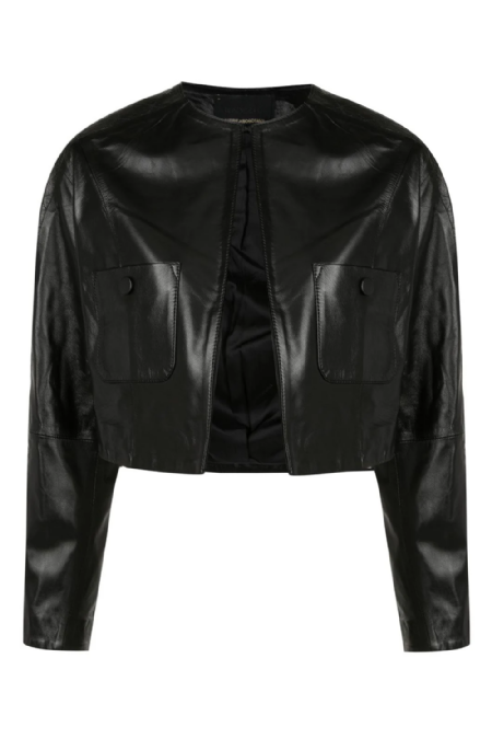 Casaco Couro Iedunia  Black-Black 