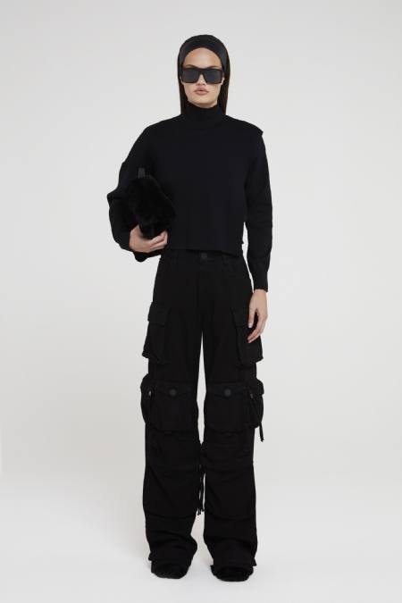 Blusa Tricot Ifaith Black 