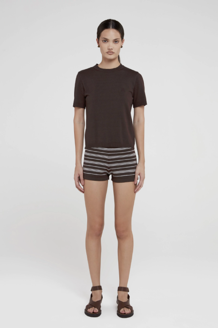 Blusa Tricot Ichiani Dark Brown