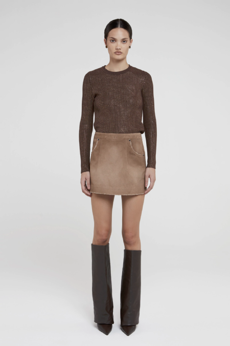 Saia Jeans Ive Light Camel
