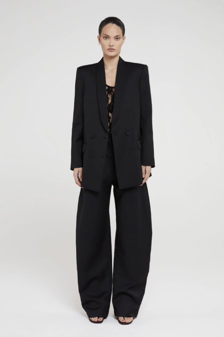 Blazer Lã Ilise Black