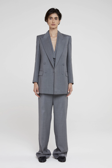 Blazer Lã Index  Stone