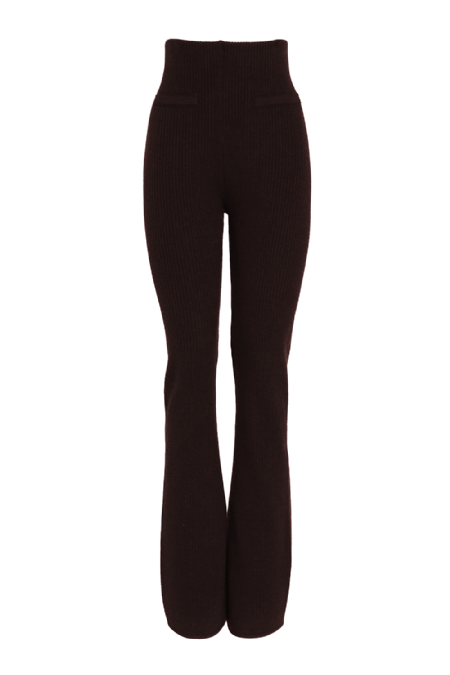 Calça Tricot Iglas Dark Brown