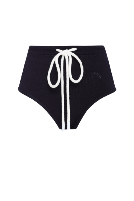 Hot Pant Tricot Guje Navy-Off