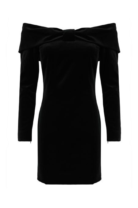 Vestido Veludo Ika Black 