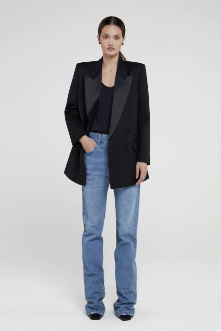 Blazer Lã Indes Black