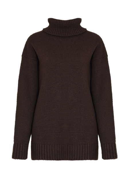 Blusa Tricot Itaka Deep Brown