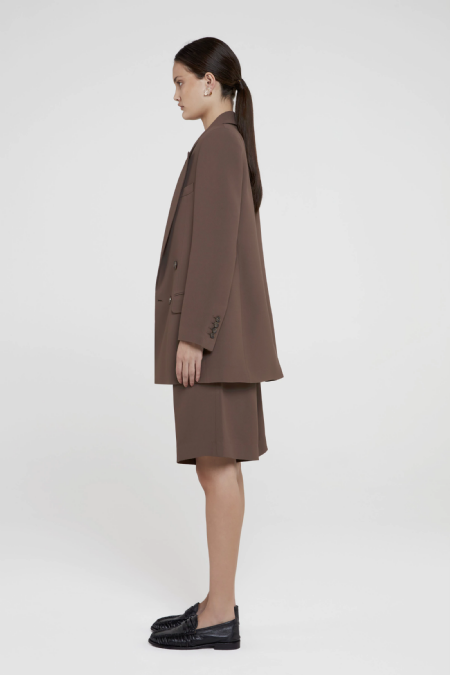 Blazer Alfaiataria Ilis Nut Brown