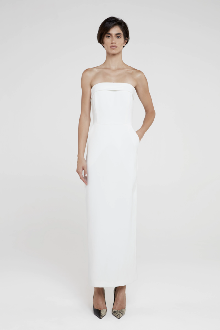 Vestido Crepe Iggy  White