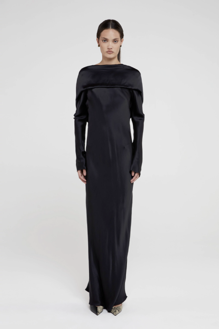 Vestido Seda Isabella Black 