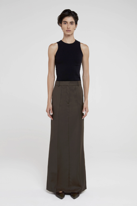 Saia Alfaiataria Iaxi Deep Brown