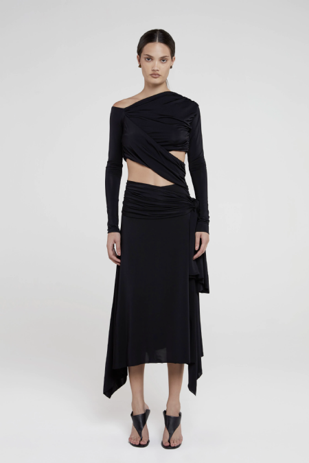 Vestido Malha Ivali Black 