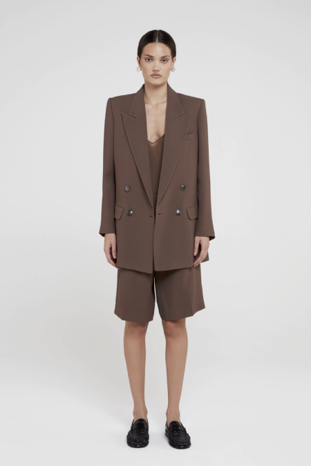 Bermuda Alfaiataria Ikyly Nut Brown