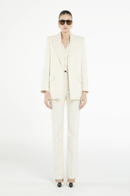 Blazer Lã Igwen  Off White-Black