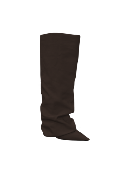 Bota Couro Ikelly Deep Brown