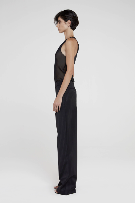 Calça Lã Ivina Black-Gris