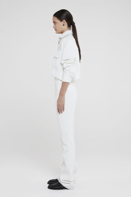Calça Veludo Ilau Off White