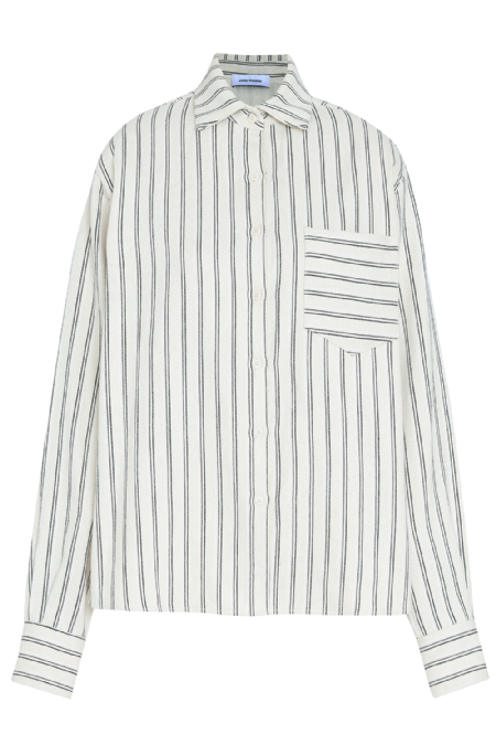 Camisa Jacquard Iolanne Ecru - Black - Brown