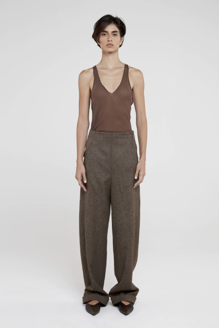 Calça Lã Irani Camel  - Brown
