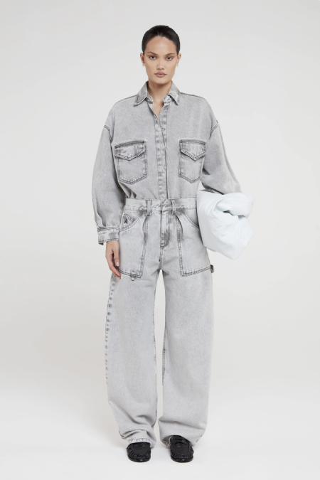 Camisa Jeans Ibecca  Stone Gris