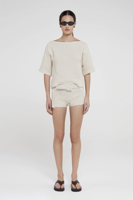 Blusa Tricot Joane Ecru