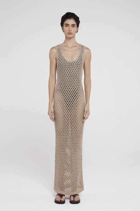 Vestido Tricot Jizan Ecru