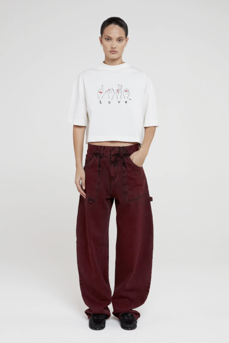 Camiseta Malha Jenna Off White 