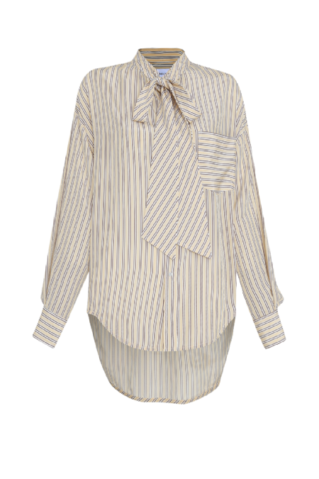 Camisa Seda Jistre Butter - Deep Brown