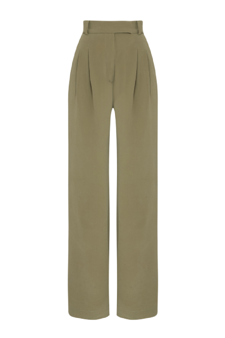 Calça Seda Jifty  Olive 