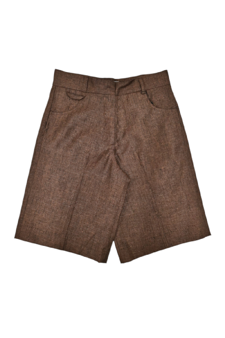 Bermuda Linho Jilma Deep Brown