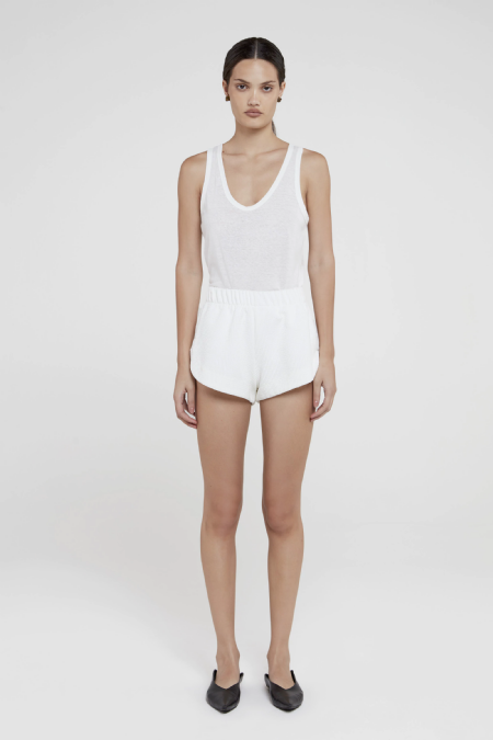 Shorts Veludo Idrys Off White
