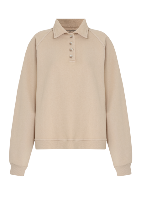 Blusa Moletom Ium Ecru Stone