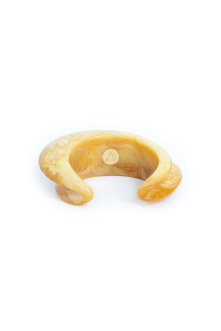 Pulseira Resina Janias  Ocre 